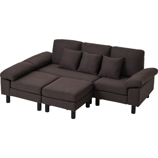 ソファー 3人掛け ソファ L字 ソファベット おしゃれ 北欧 ダイニング