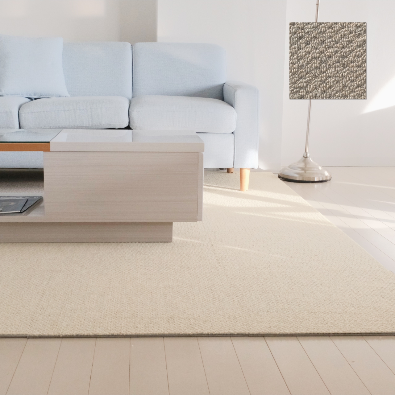 日東紡マテリアル 防音マット 防音カーペット 静床ライト 50×50cm 10枚