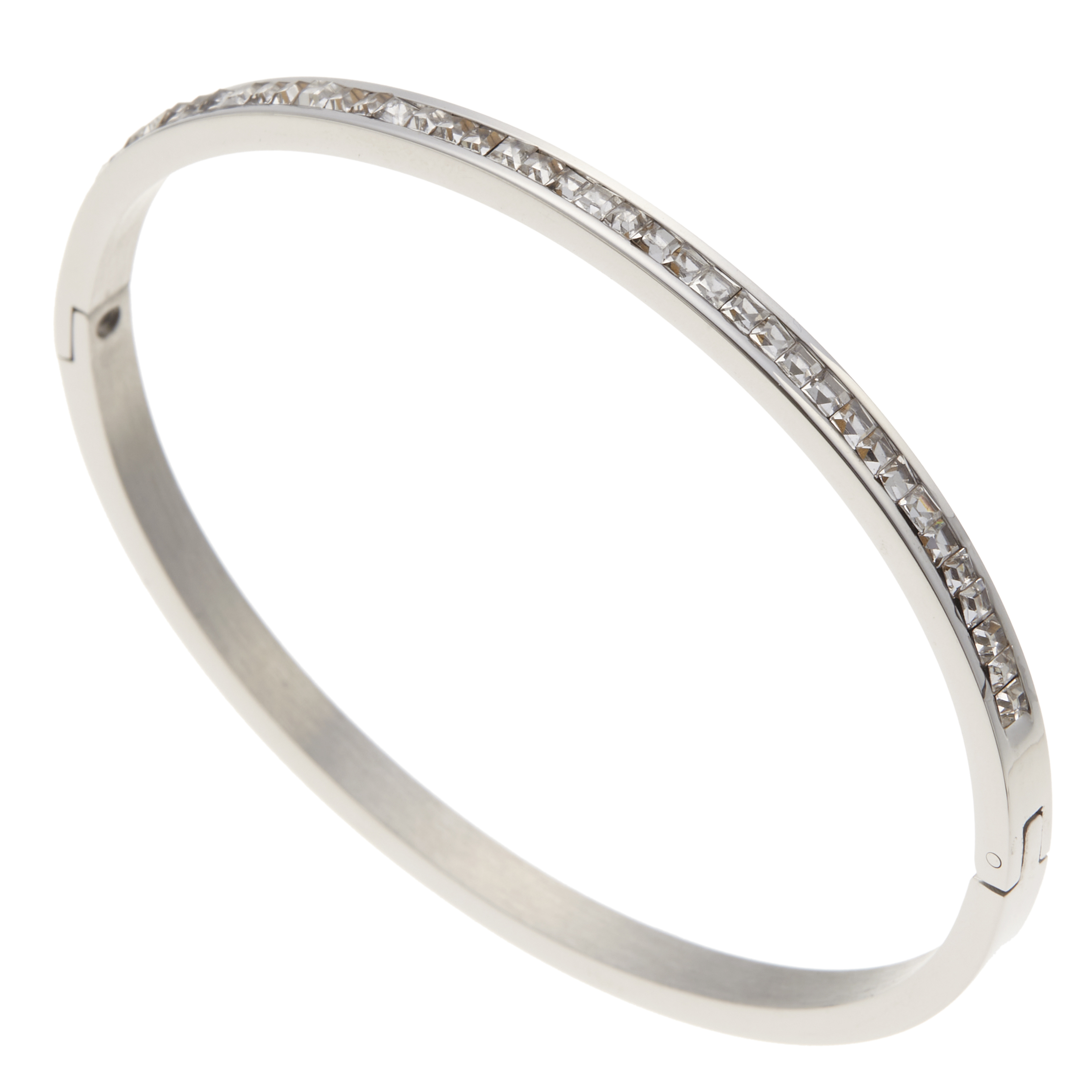 ブレスレット サージカルステンレス製 キュービックジルコニア