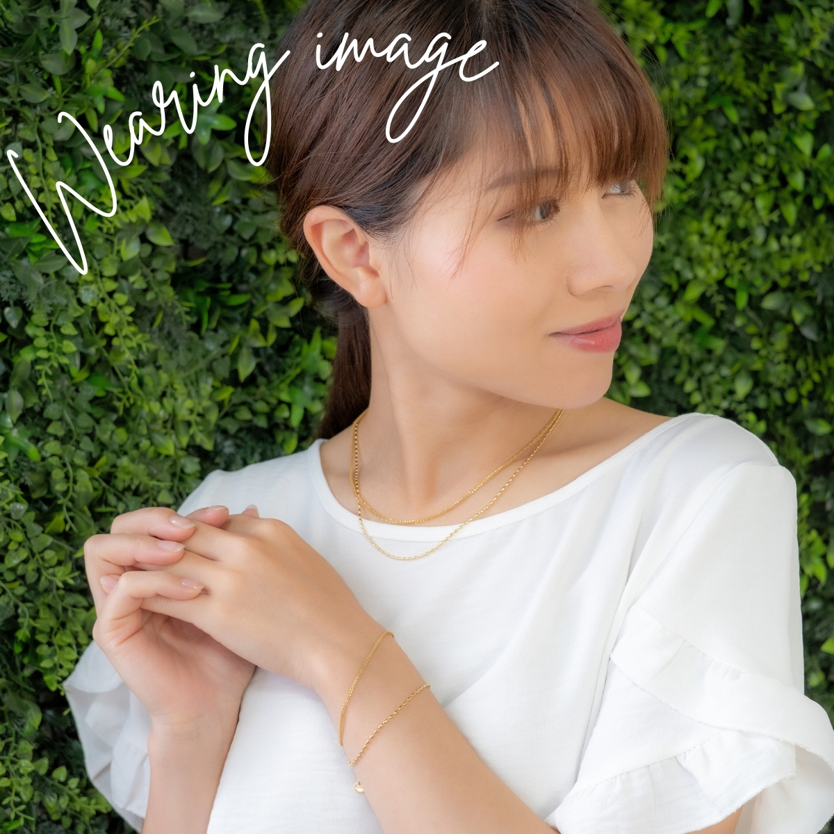 ブレスレット ネックレス 2点セット チェーン レディース メンズ