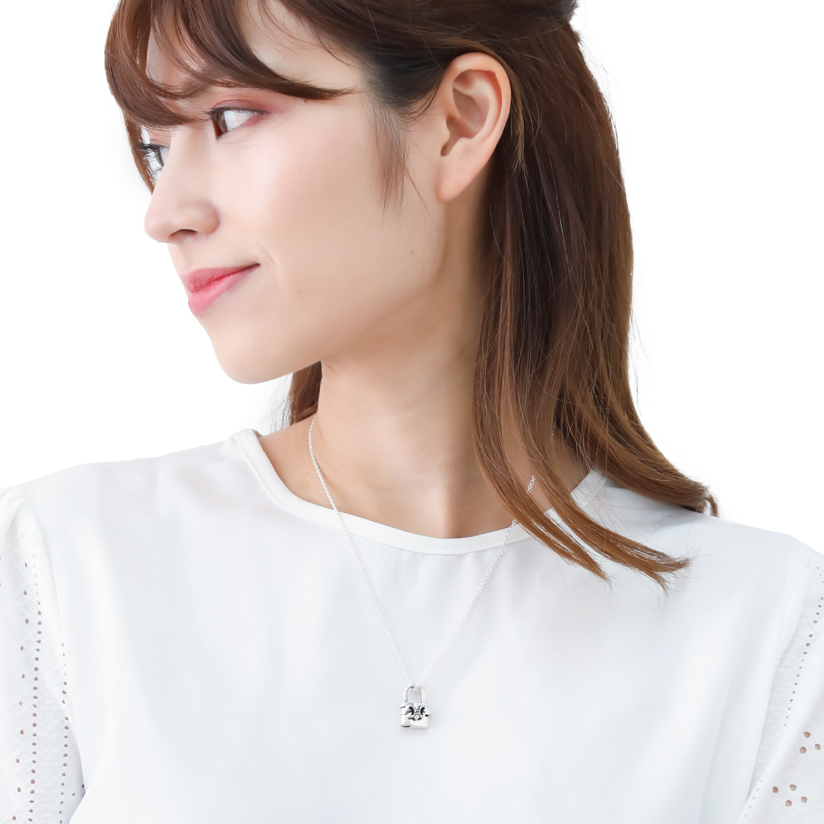 ネックレス ペンダント レディース メンズ シルバー925 南京錠