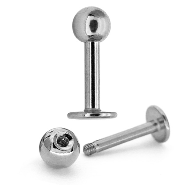 ボディピアス 18G 16G 14G 軟骨 つけっぱなし ラブレットスタッド