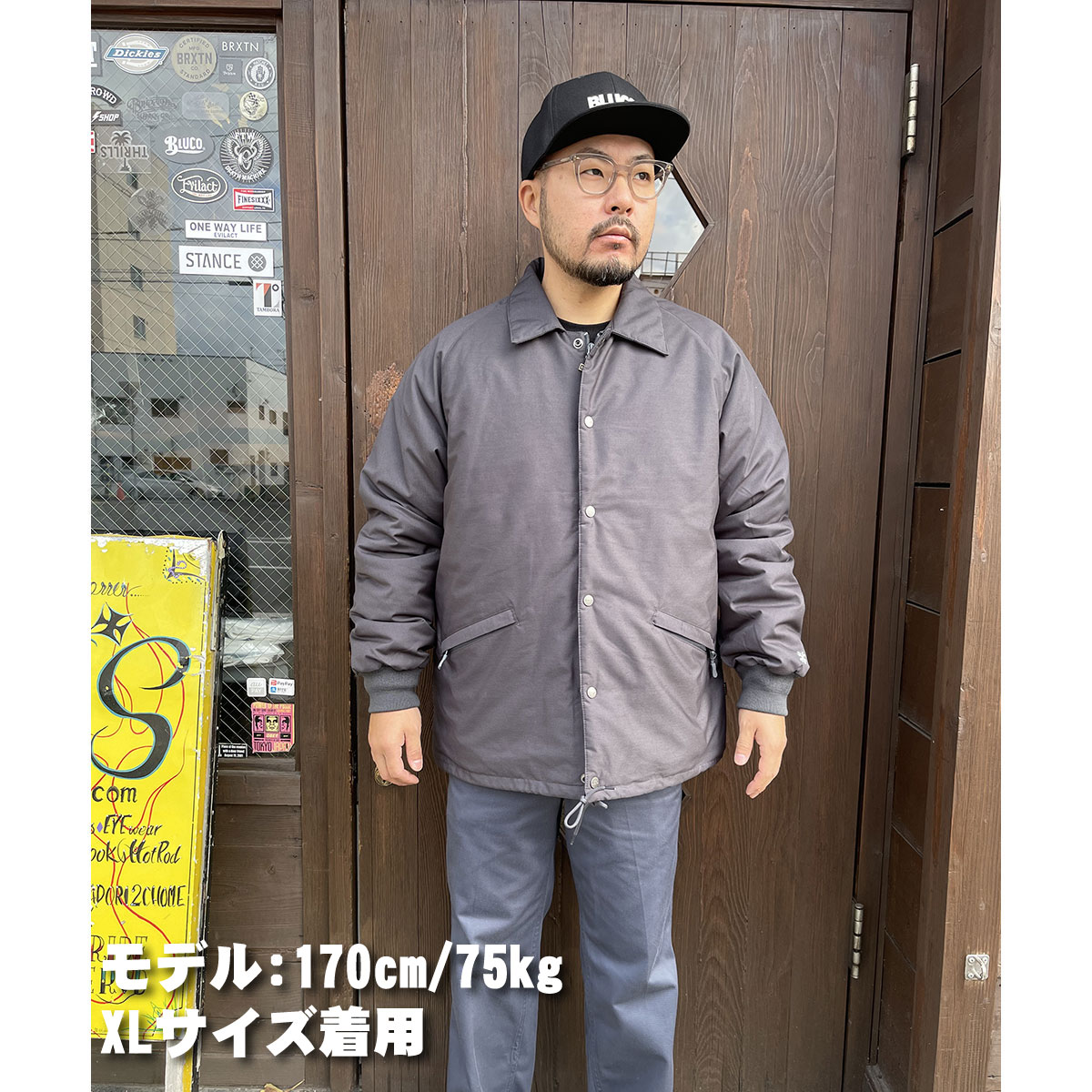 BLUCO（ブルコ） ☆セールプライス!!☆ OL-1351 QUILTING COACH JACKET