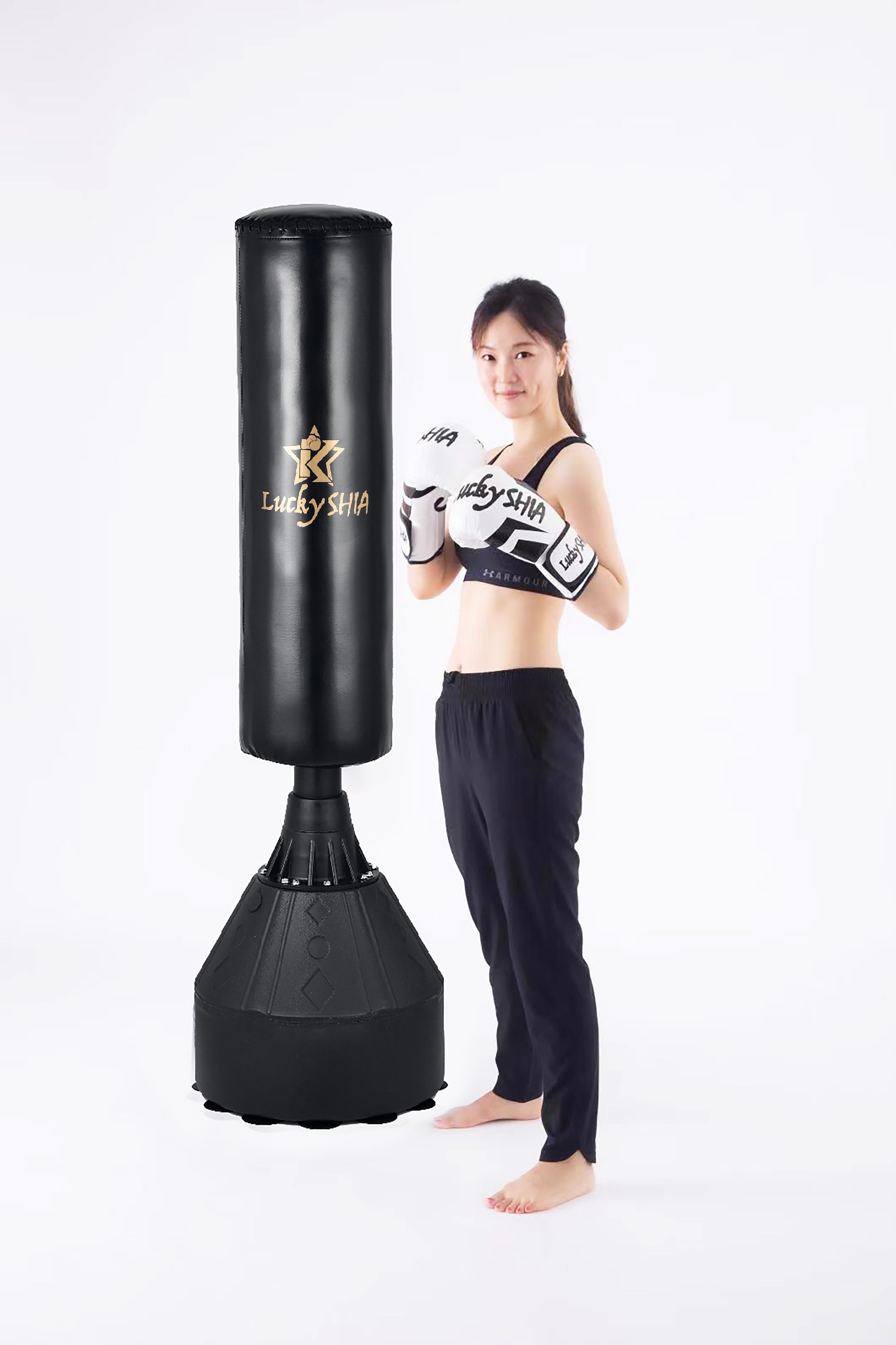 サンドバッグ173cm+グローブ付き】サンドバッグ 自宅 スタンド 自立