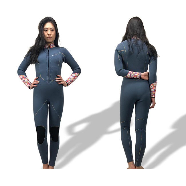 レディースウェットスーツ ジャーフル フロントファスナー 3mm