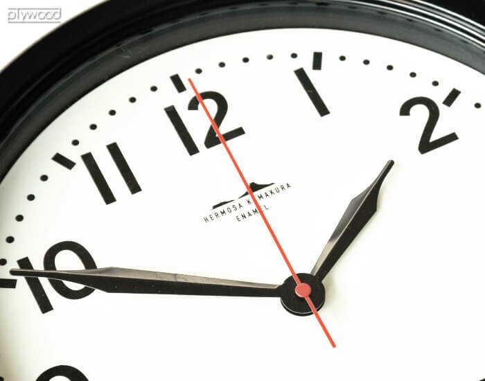 HERMOSA（ハモサ） 掛け時計 オシャレ HK ホーロー クロック HK-001