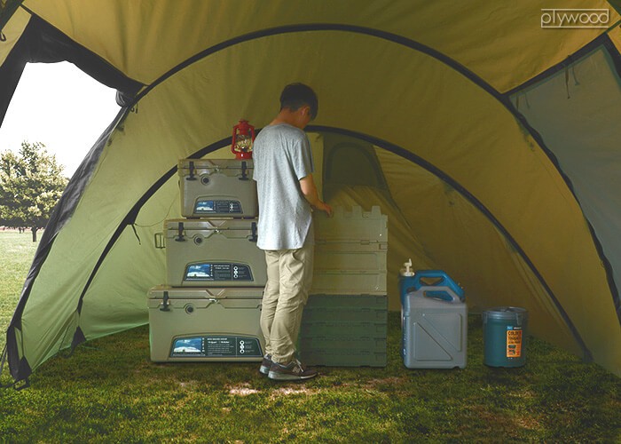 ヘルスポート バルホール アウターテント 8-10人用 : plywood - 通販