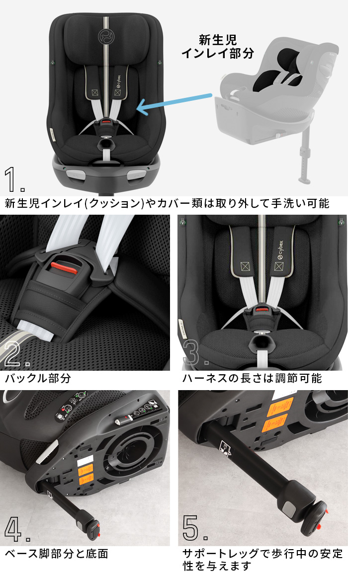 サイベックス（CYBEX） 正規品 2025年モデル 3年保証 シローナ