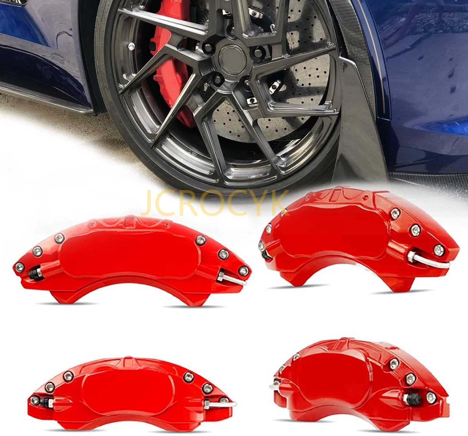 キャリパーカバー トヨタ 86 ZN6/スバル BRZ(ZC6) アルミ製 ブレーキ