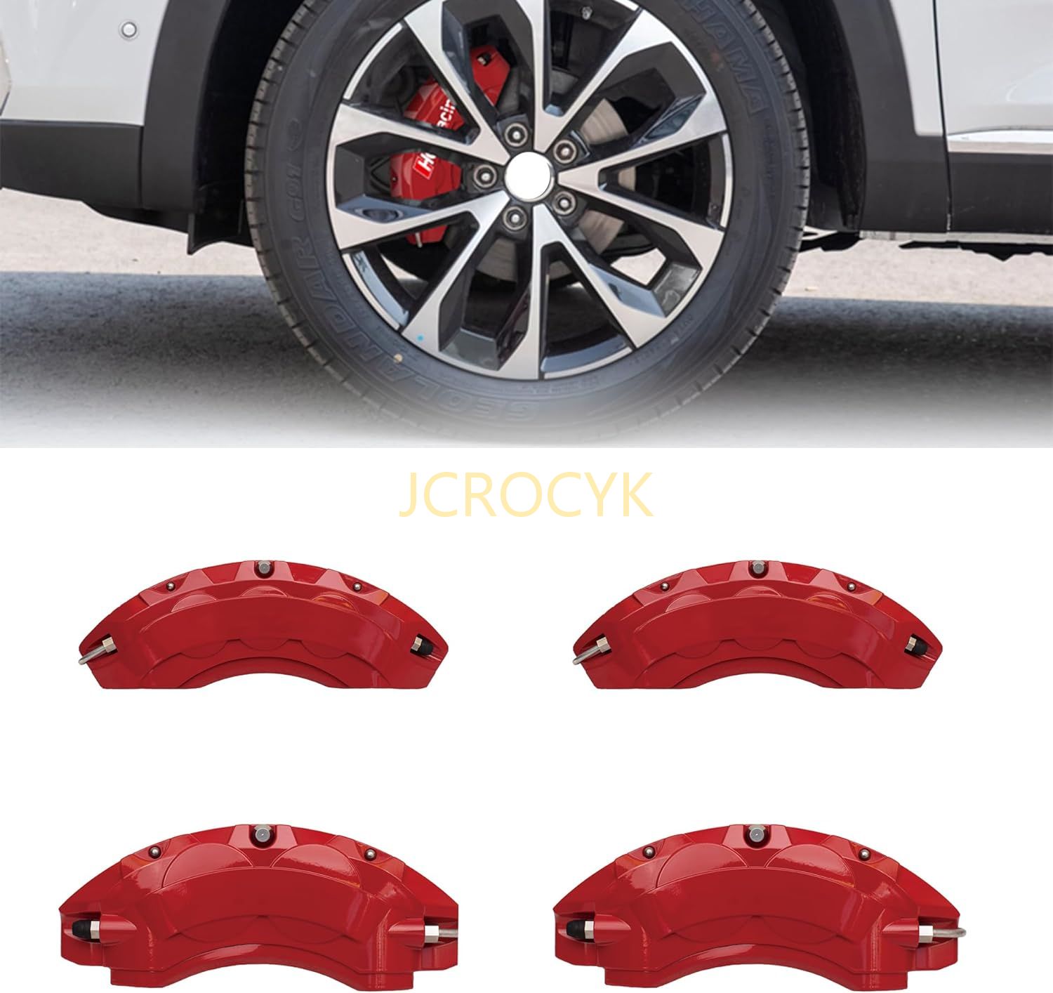 キャリパーカバー ホンダ シビック ハチバックFK7 カスタムアルミ製