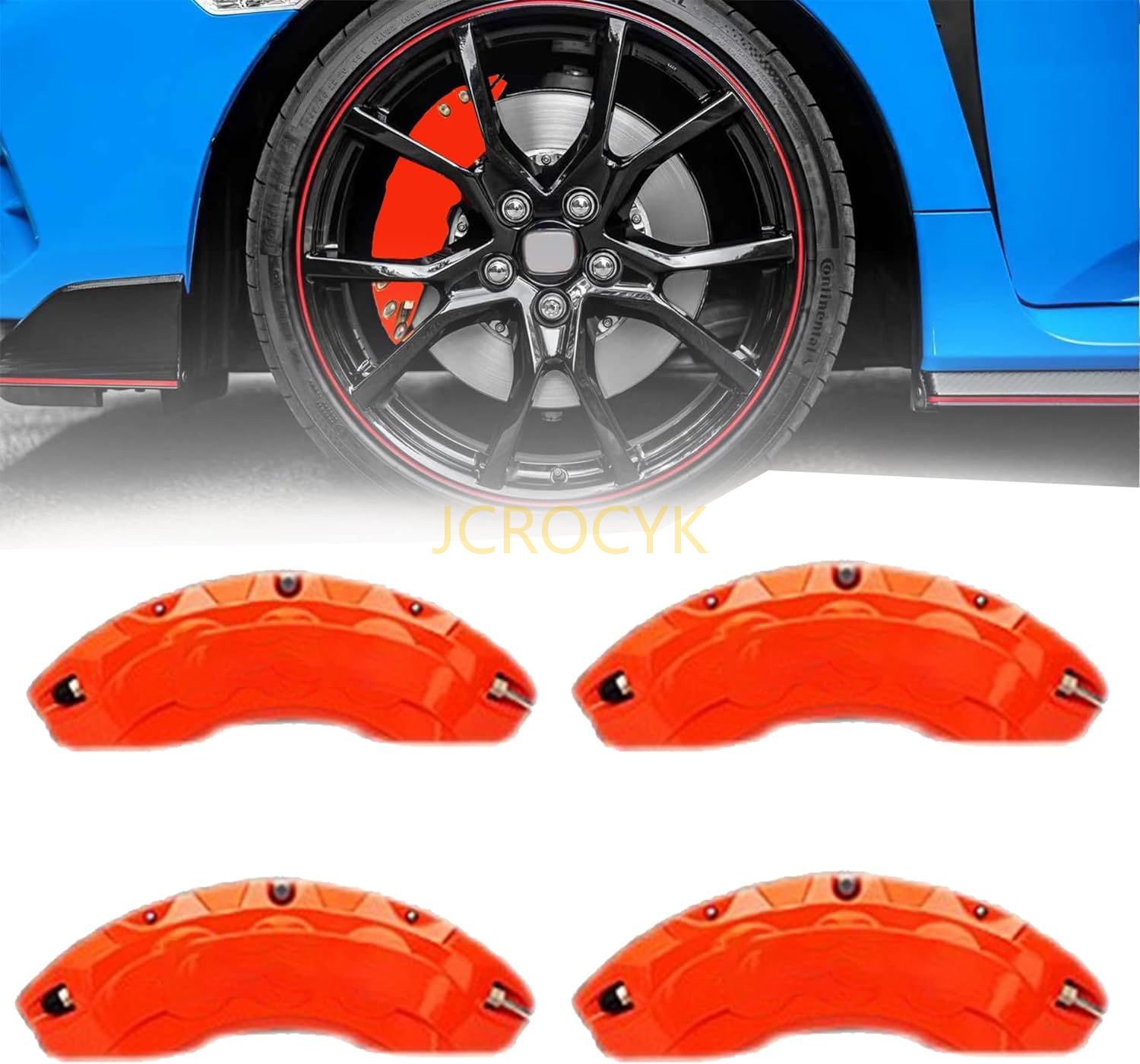 キャリパーカバー ホンダ シビック ハチバックFK7 カスタムアルミ製