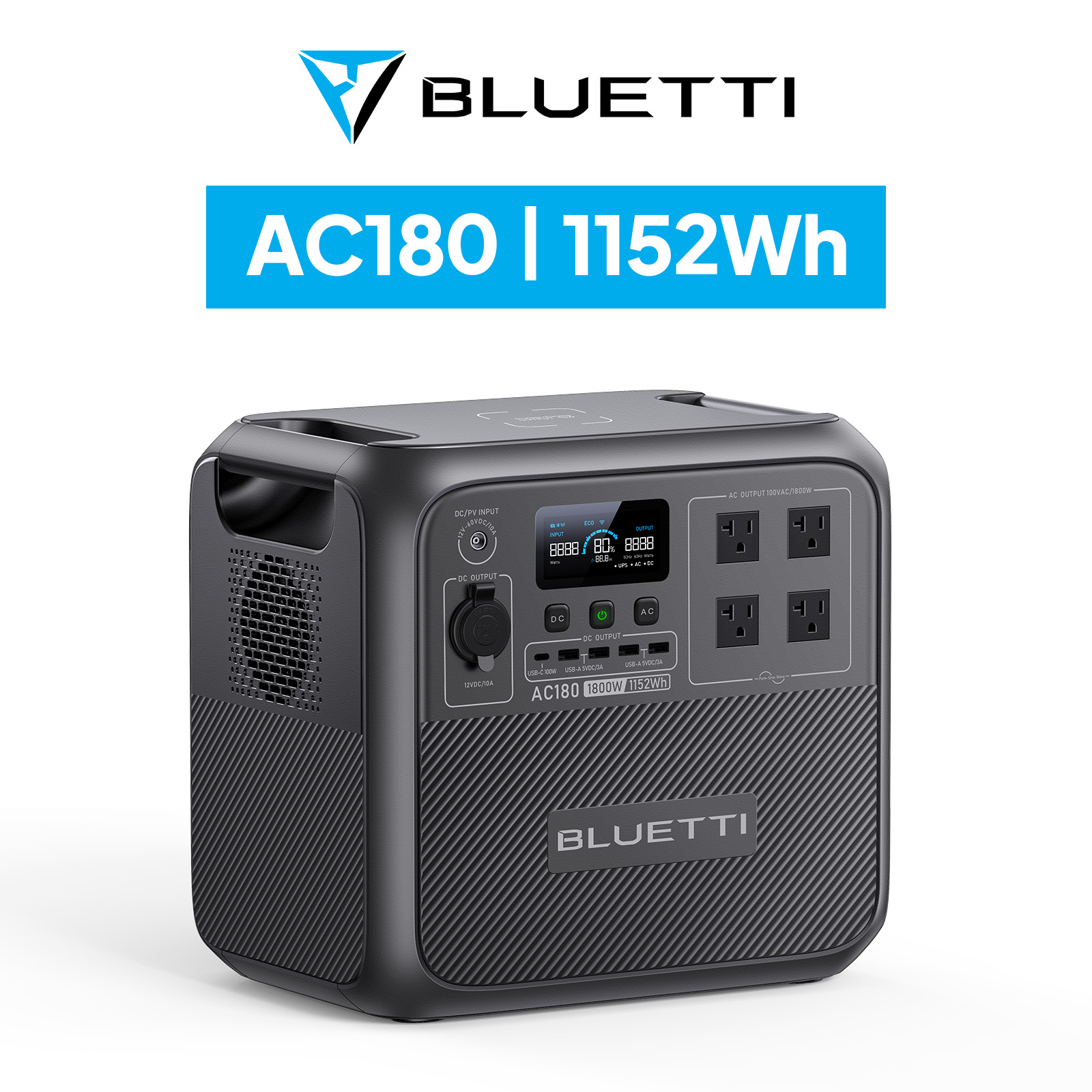 BLUETTI 【大特価！クーポンで60,390円】BLUETTI ポータブル電源 AC180