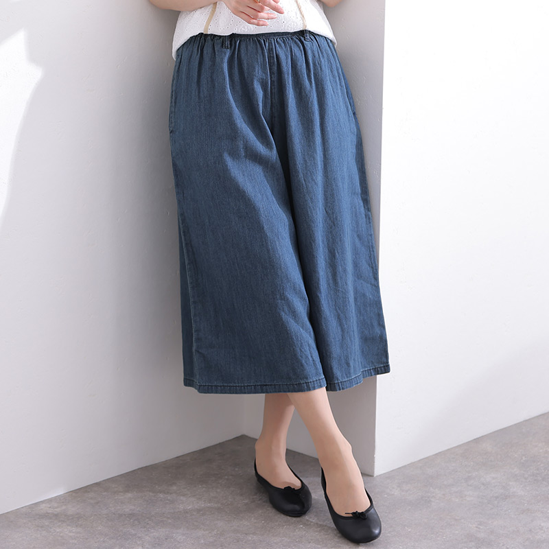 PourVous（プールヴー） スカンツ きれいめ ガウチョパンツ レディース