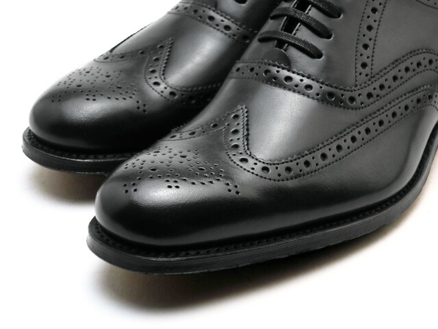 GRENSON（グレンソン） 靴 ディラン ウィングチップ ブラック カーフ