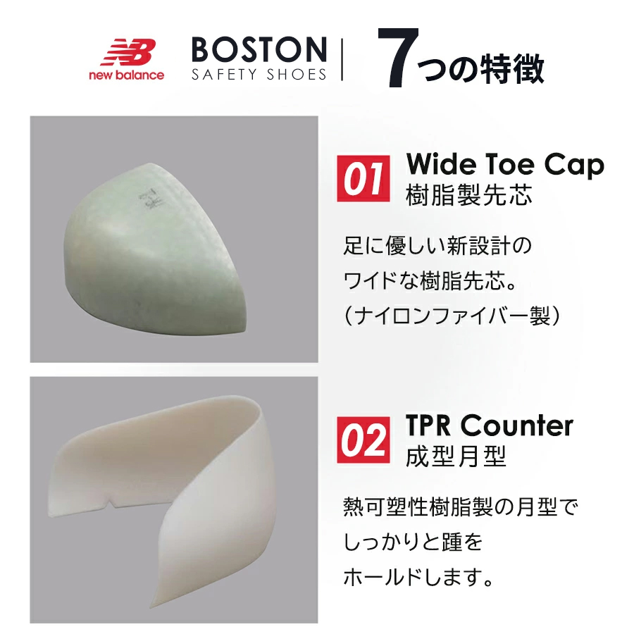 New Balance（ニューバランス） セーフティ ボストン BS-445 BS-118 BS