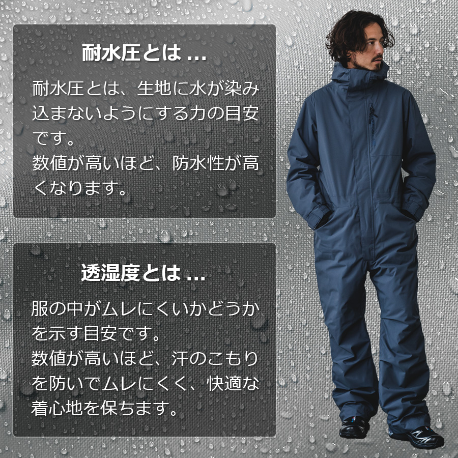 グレイスエンジニアーズ 防風防水防寒 ブリザードシェルツナギ GE-770