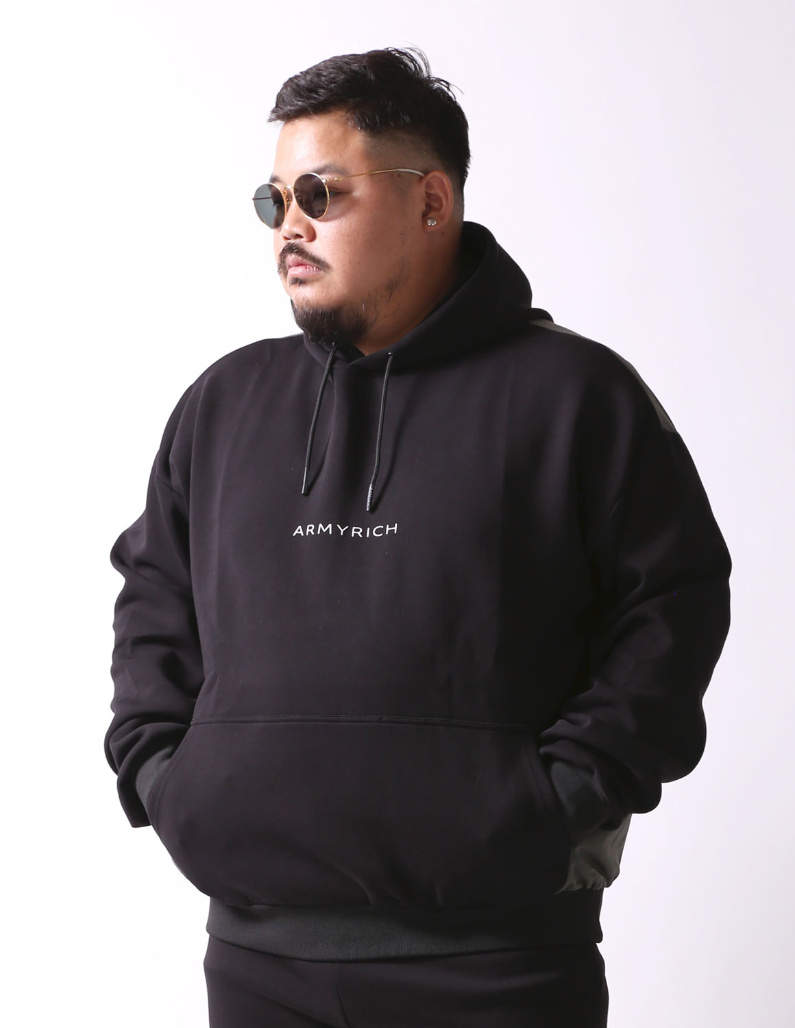 大きいサイズ メンズ セットアップ プルオーバー パーカー 3L 4L 5L