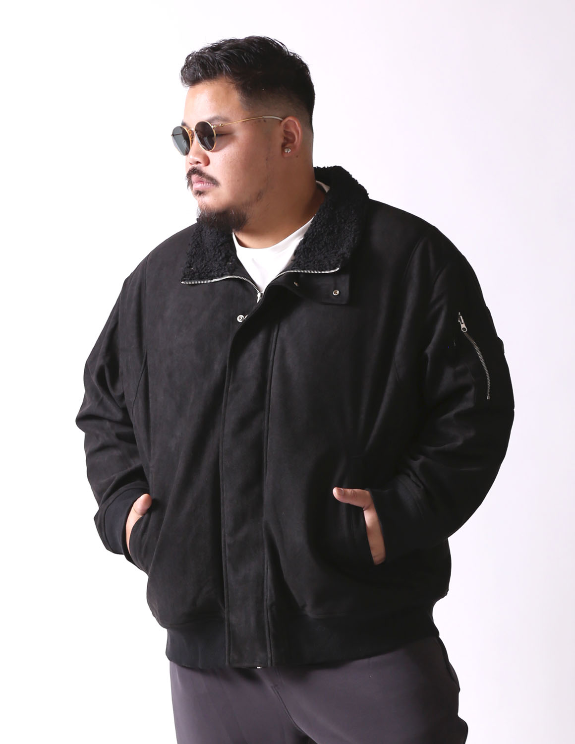 大きいサイズ ジャケット アウター メンズ QZILLA カジュアル 秋 冬 上