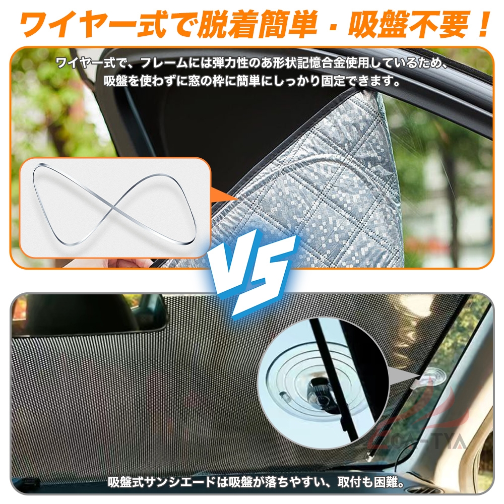 SN078 ボルボ XC90 サンシェード 車 断熱 遮光シェード 車窓日よけ 車