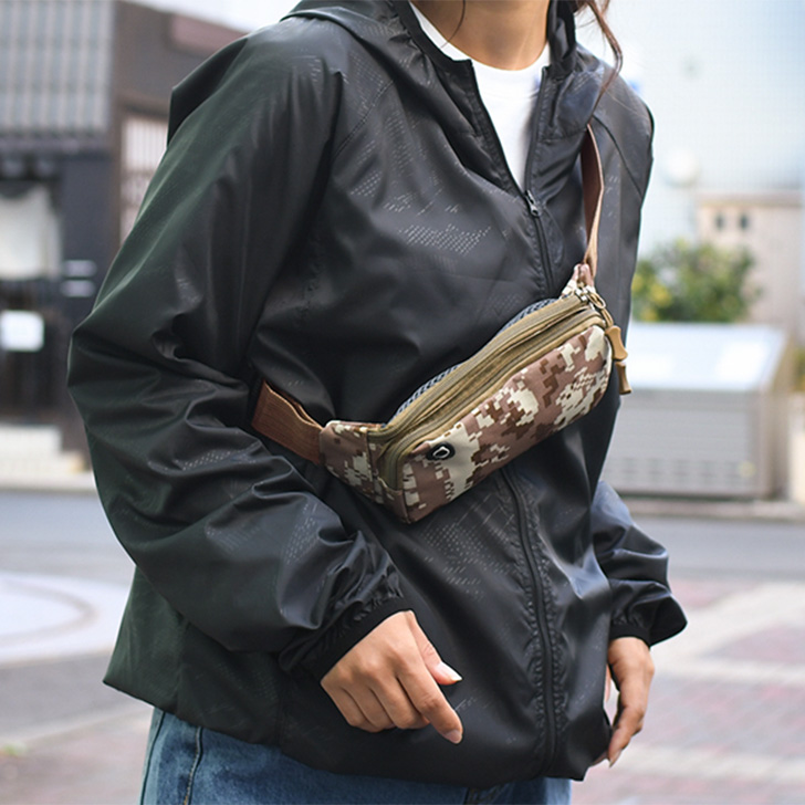 REAL STYLE ボディバッグ ウエストポーチ メンズ レディース 軽い