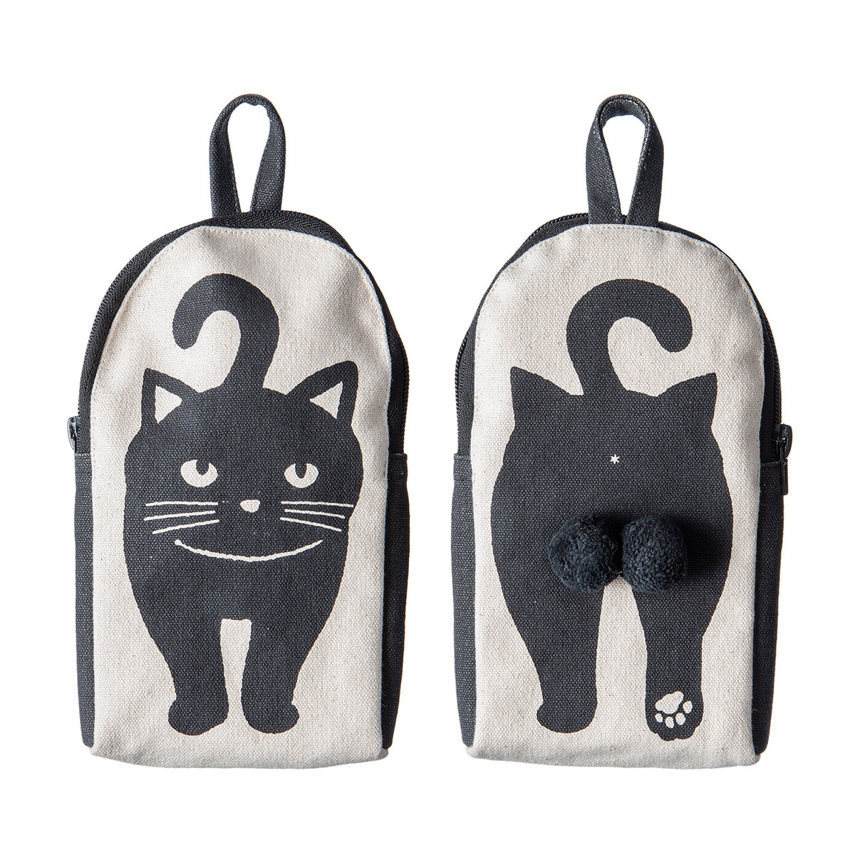 AND PACKABLE（アンドパッカブル） ポーチ 小物入れ 猫 にゃんたま