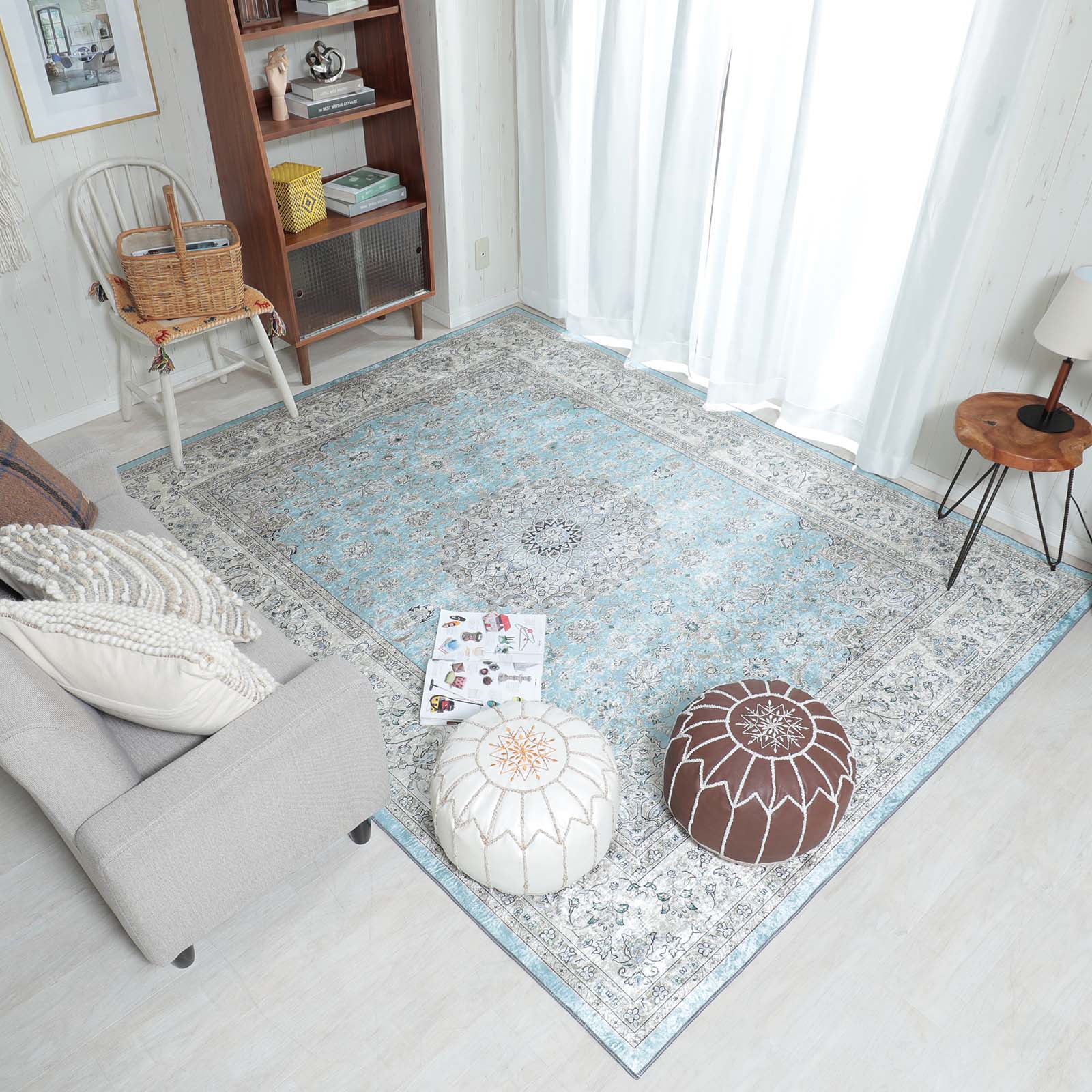 グラムスタイル ラグ カーペット ペルシャ風 1.5畳 140×200 北欧