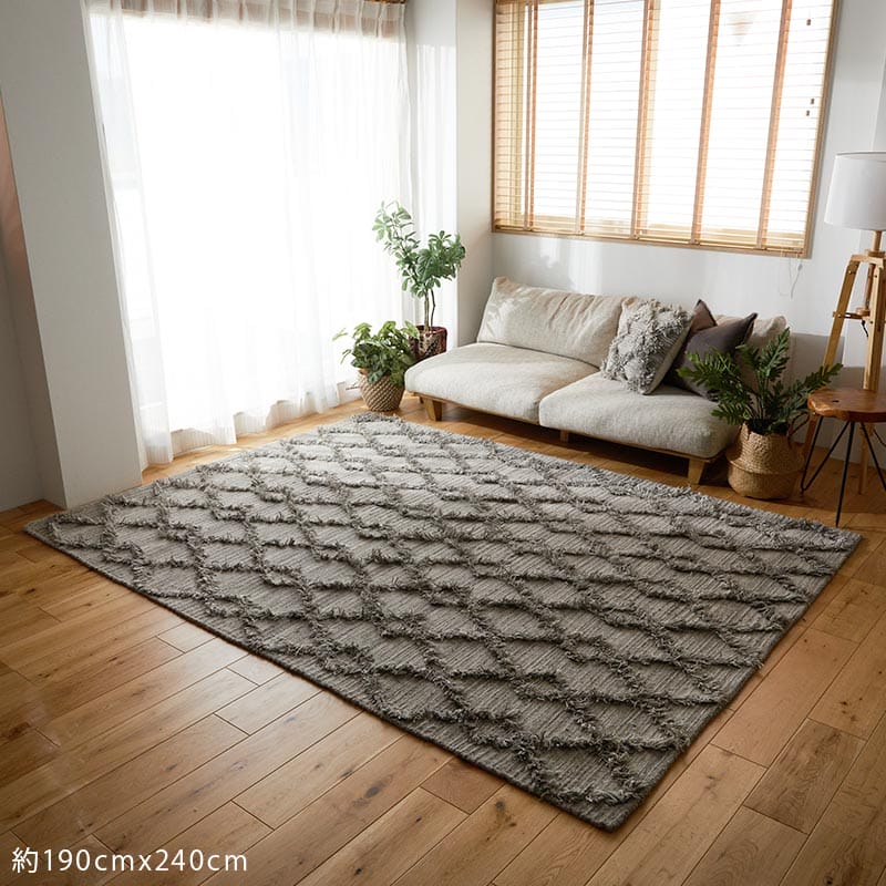 グラムスタイル ラグ ラグマット カーペット ベニワレン 1畳 北欧