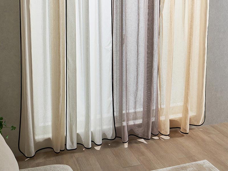 グラムスタイル オーダー レースカーテン リネン 麻 おしゃれ 洗える