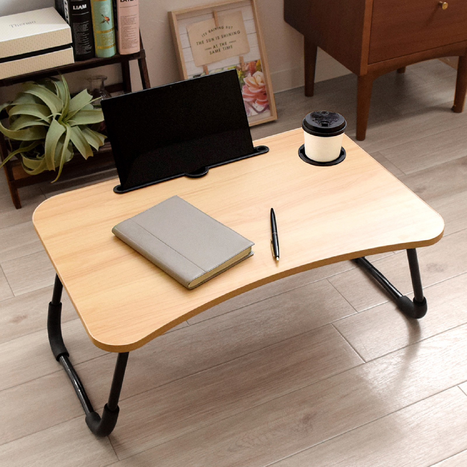 折りたたみ ローテーブル ローデスク 机 70×40×32cm パソコン