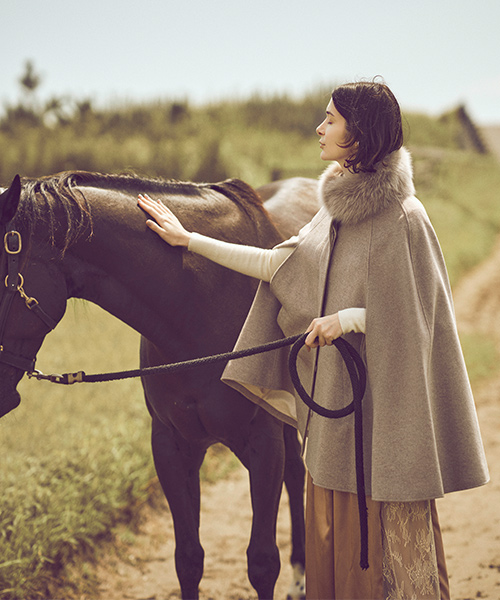 RUIRUE BOUTIQUE（ルイルエブティック） レディース ポンチョ ケープ