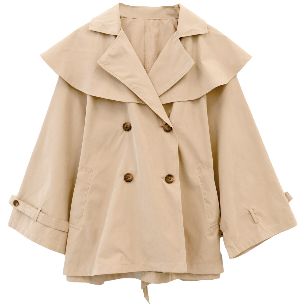 aquagarage（アクアガレージ） ポンチョ風トレンチコート トレンチ