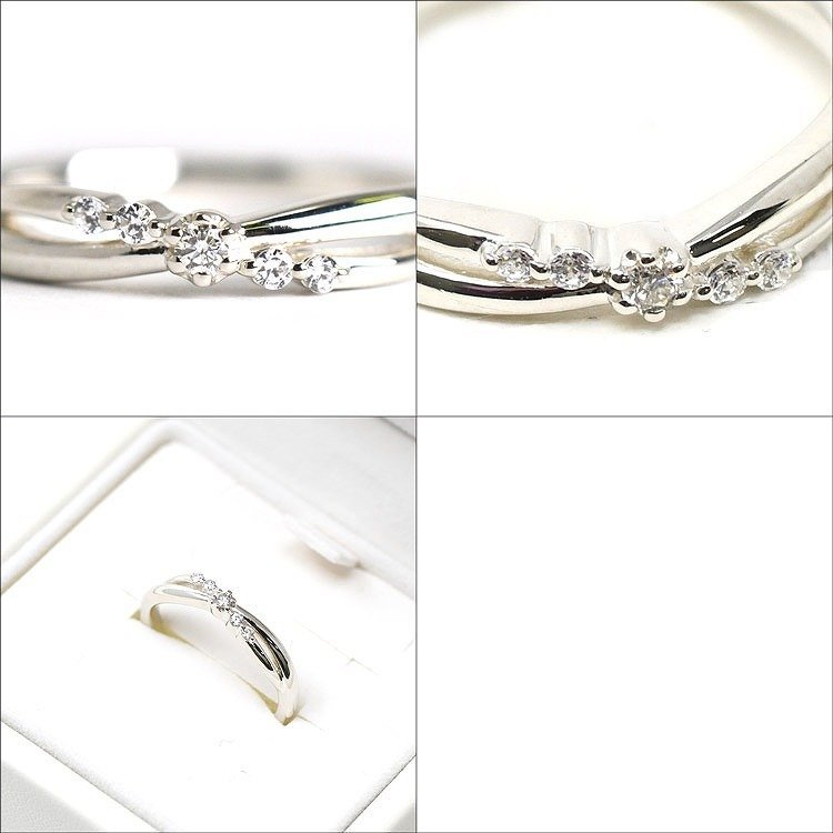 4℃（ヨンドシー） リング エターナルシルバー ダイヤモンド 6号 8号 10