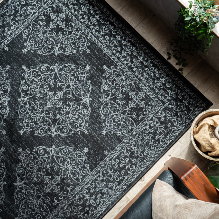 サヤンサヤン ラグ 約 3畳 200x250 絨毯 おしゃれ ベルギー じゅうたん