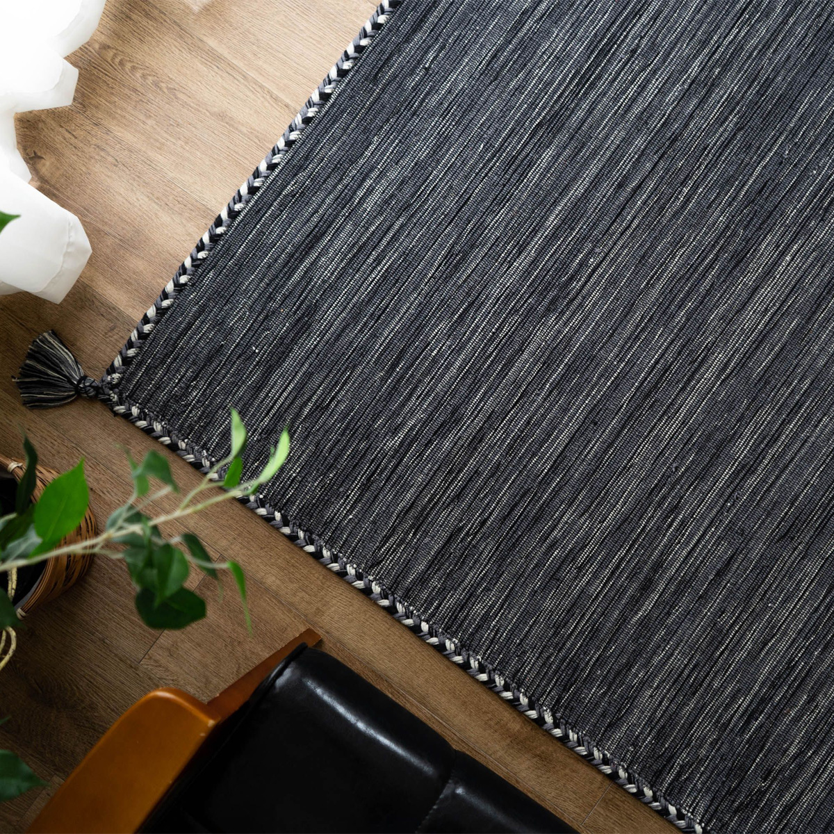 サヤンサヤン キリム ラグ 130x190 ラグマット おしゃれ 綿 手織り