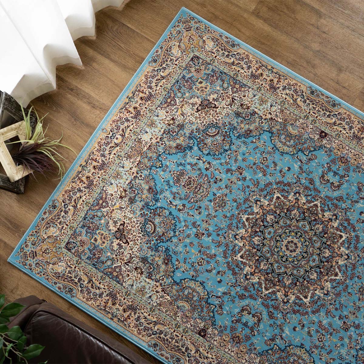 サヤンサヤン 高密度 120万ノット ラグ マット 約 1.5 畳 133×190 絨毯