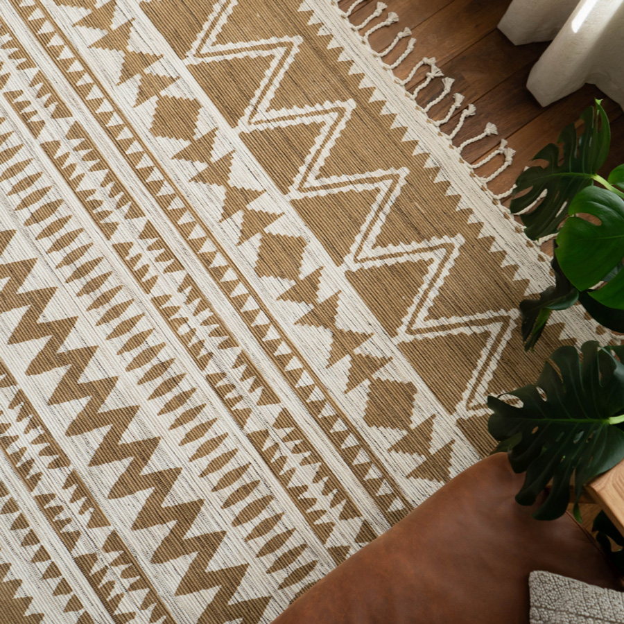 サヤンサヤン ラグ カーペット 140×200 1.5畳 洗える天然素材 夏用ラグ