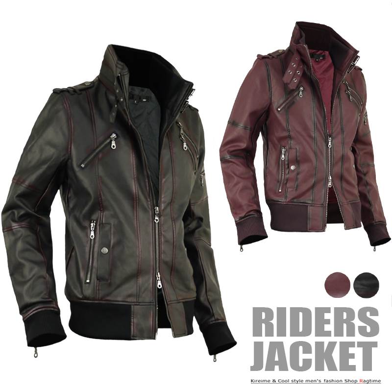 レザージャケット メンズ ライダースジャケット ライダース 革ジャン