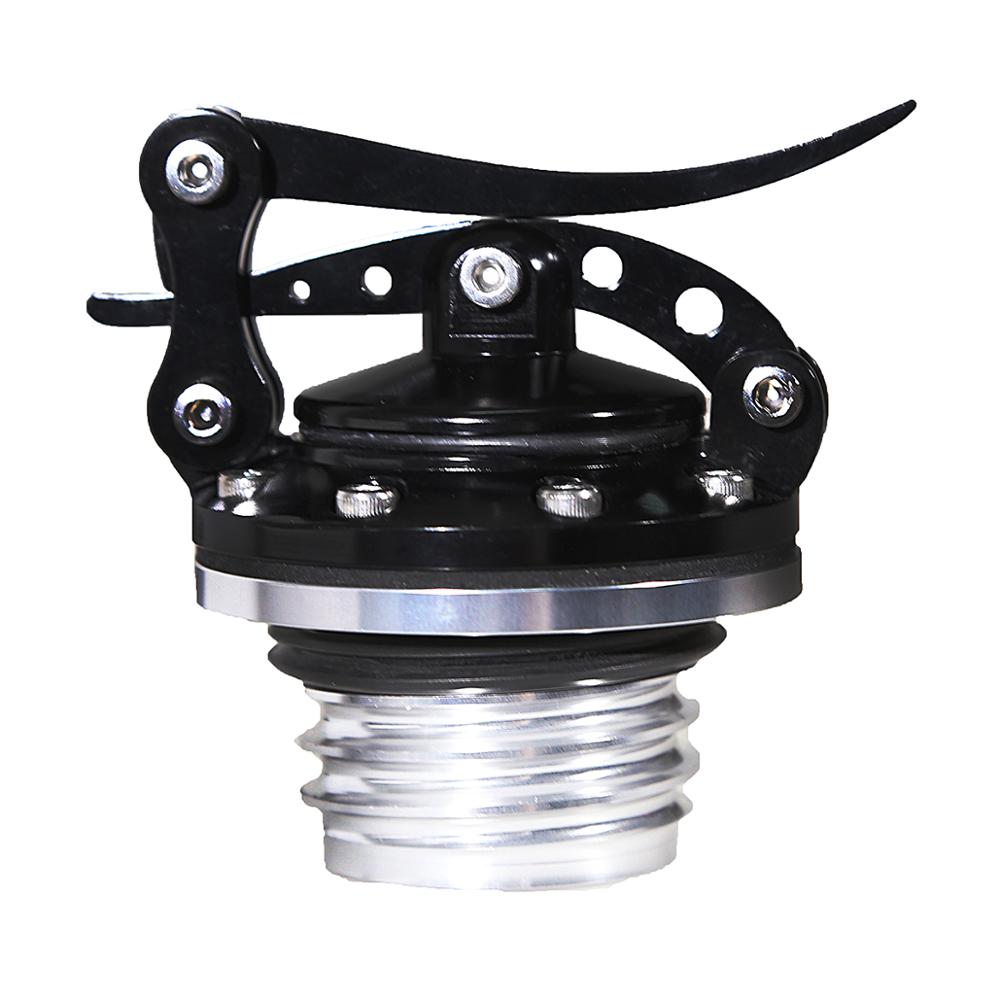 バイク タンク キャップ ガソリン ガス フューエル ブラック ゴールド