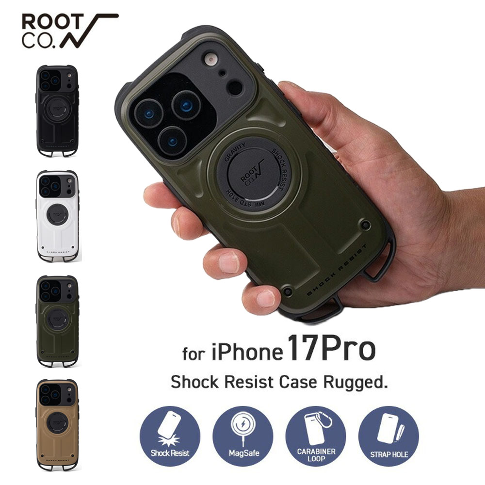 ROOT CO. 【iPhone17Pro専用ケース】ルート コー ケース グラビティ