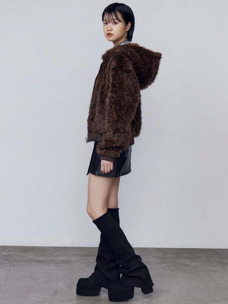 EMODA（エモダ） ルーズフレアカバーフィットブーツ 即日発送