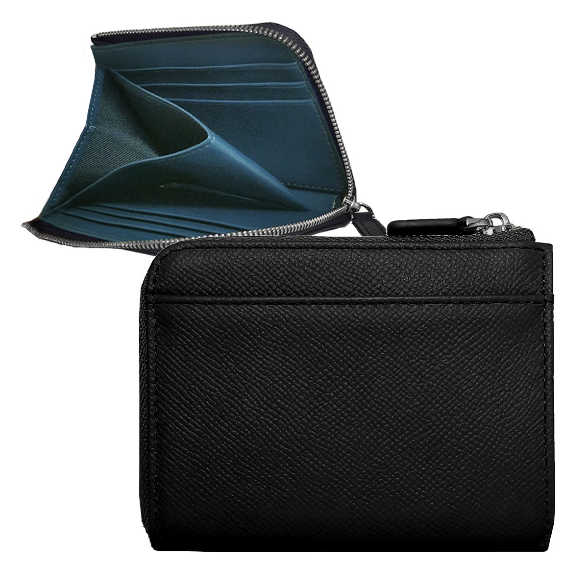 GISELLE ミニ財布 メンズ 本革 二つ折り 財布 レディース 小さめ L字