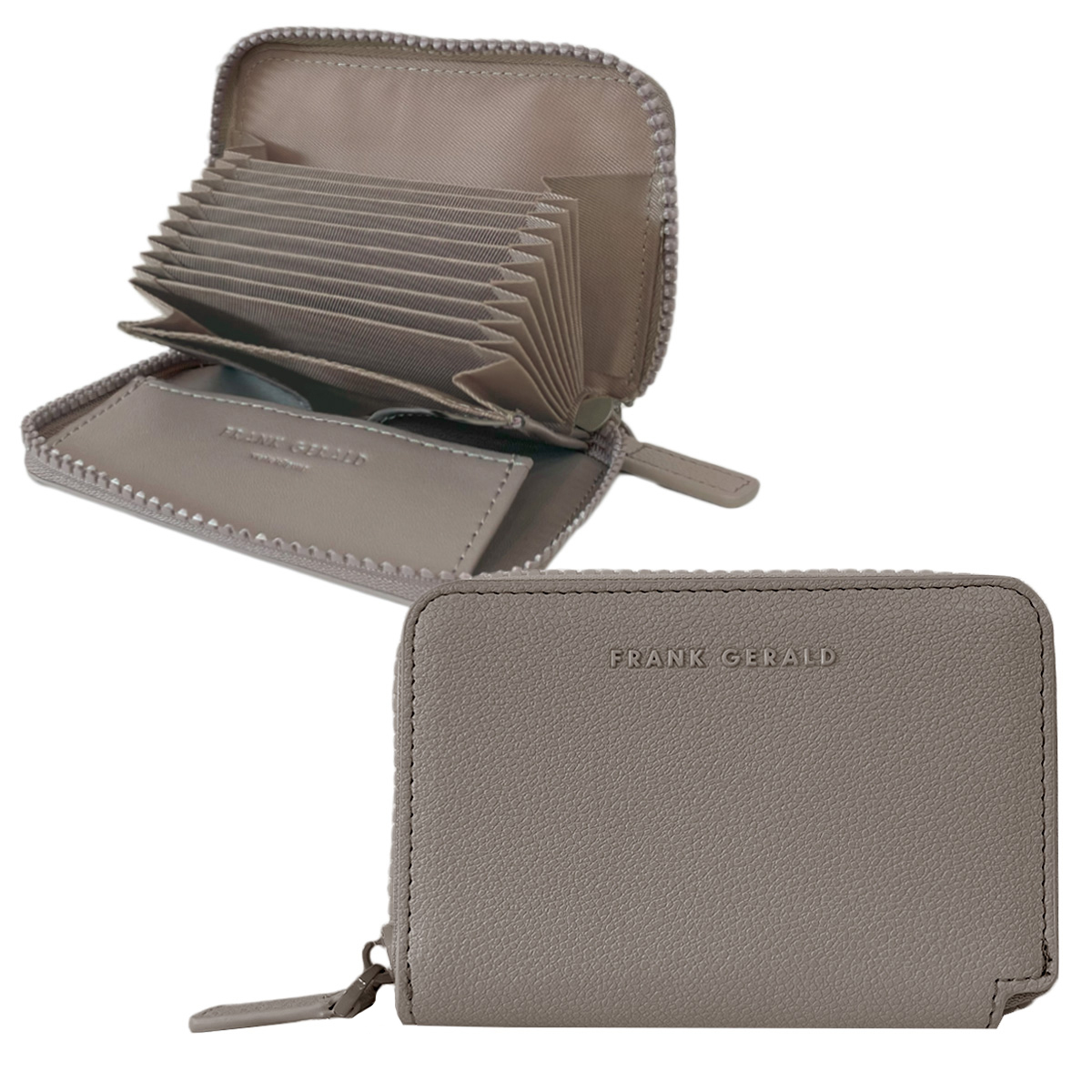 GISELLE ミニ財布 レディース 二つ折り お札折らない コンパクト 錆び