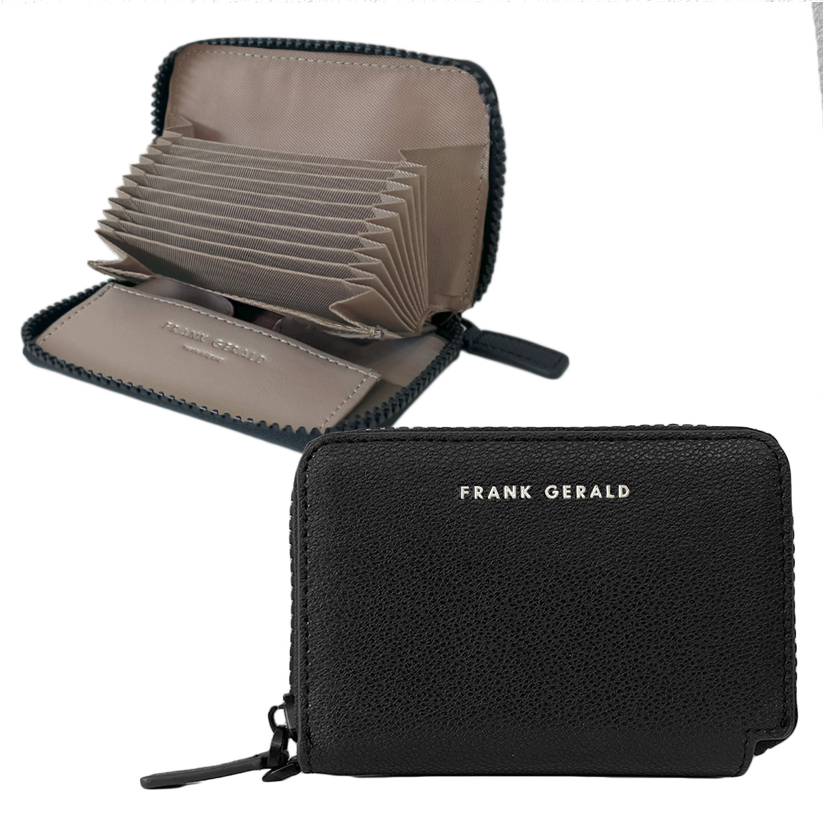 GISELLE ミニ財布 レディース 二つ折り お札折らない コンパクト 錆び