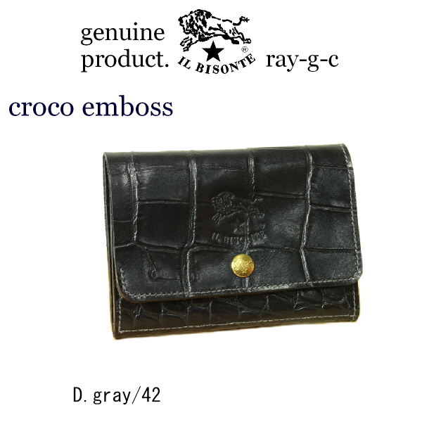IL BISONTE（イルビゾンテ） 財布 ワンスナップ2つ折りウォレット