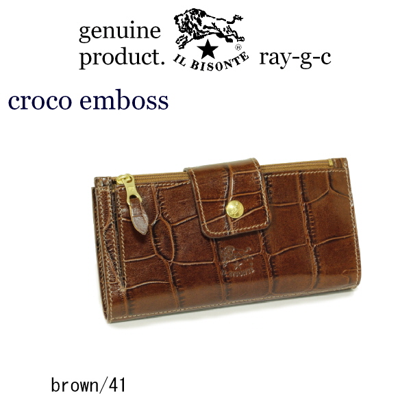 IL BISONTE（イルビゾンテ） 財布 レザーロングウォレット