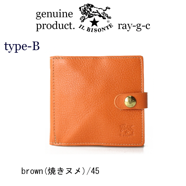 IL BISONTE（イルビゾンテ） 財布 IL BISONTE 2つ折スクエアウォレット