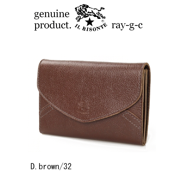 IL BISONTE（イルビゾンテ） 財布 フラップ コンパクト ウォレット
