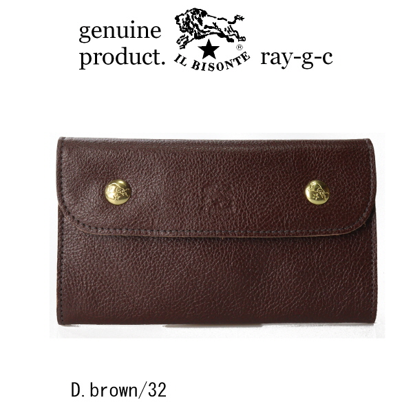 IL BISONTE（イルビゾンテ） 長財布 フラップウォレット ( ミドル