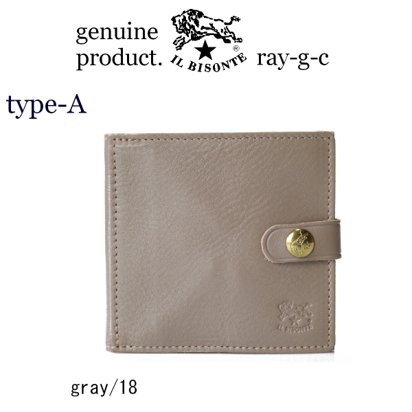 IL BISONTE（イルビゾンテ） 財布 IL BISONTE 2つ折レザースクエア