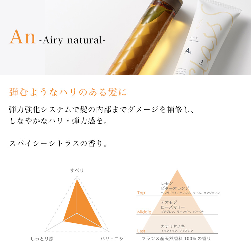 Class S アジュバン リ： クラス Sb スムースブライト シャンプー